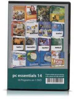 PC Essentials 14 Encyclopedia Hoyle Calendar Typing Instructor Backup