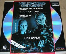  Hellraiser II Laserdisc Clive Barker LD Doug Bradley Pinhead