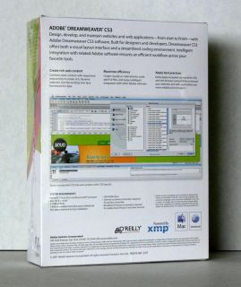 Adobe Dreamweaver CS3 CS 3 Mac New Retail Box 38040348