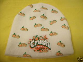 Crush Peach Logo Winter Knit Hat Cap Drew Pearson New