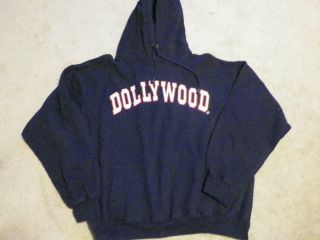 Dollywood Adult Size M Hoodie Navy Only Worn A Few Times