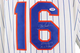 Dwight Gooden Autographed New York Mets Baseball Jersey PSA DNA COA