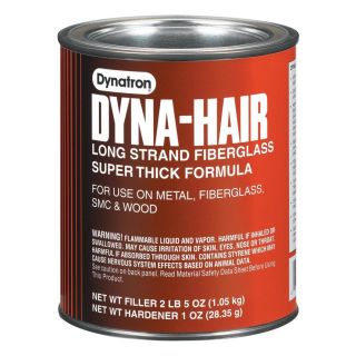 Dynatron(TM) Dyna Hair polyester filler is reinforced with long strand