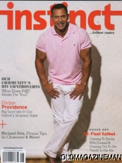 Instinct Magazine August 2012 Dr Paul Talbot Michael Urie