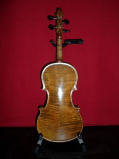 Antique Violin  William E Leighton West Pembroke Maine May A D 1918