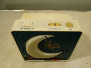 Vintage GE Twinkle Mouse Safety Nite Lite Radio Excellent Sound Good