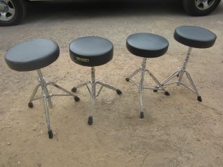 Four Drum Thrones Throne Seat Stool Chairs 1