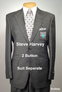  Steve Harvey Suit Separates Black White 44 Long Mens Suits SS17