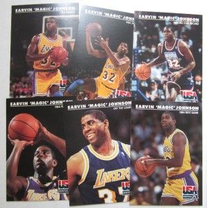 1992 USA NBA Basketball Earvin Magic Johnson 9 Card Limited Edition