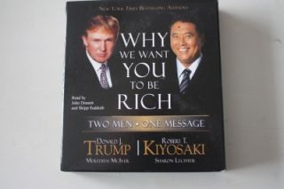  Want You to be Rich by Robert T. Kiyosaki, Donald J. Trump (CD Audio