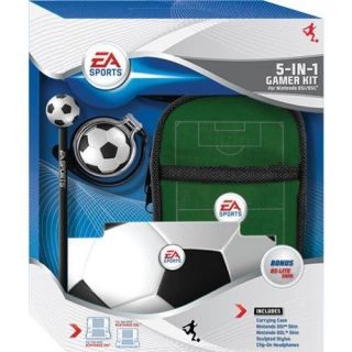 Ea Sports Nintendo DS Lite DSi Soccer Travel Kit Case Skins Stylus