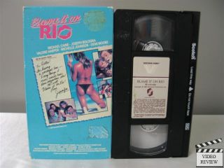 Blame It On Rio VHS Michael Caine, Michelle Johnson, Demi Moore
