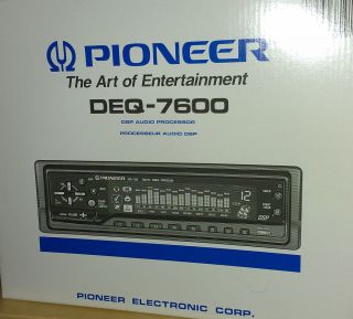 NEW PIONEER DEQ 7600 DSP AUDIO DIGITAL SIGNAL PROCESSOR wEQ