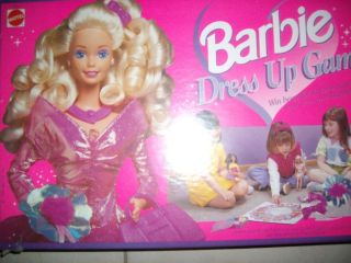 Barbie Dress Up Board Game 1993 Spears Games Factory SEALED