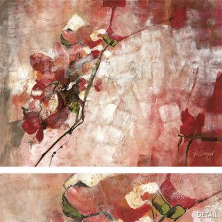 47x35 Symphony in Red Ingeborg Dreyer Abstract Canvas