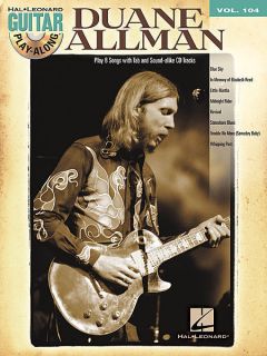 Duane Allman Hal Len Guitar Playalong Vol 104 Book CD