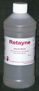 Basketry Dye Additive Retayne Stops The Bleed 16oz