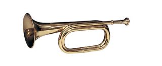 Brass Cavalry Bugle 13 Long Mouthpiece Included
