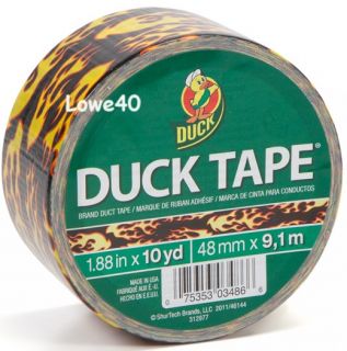 Duck Tape Brand Hot Rod Flame Design Duct Tape