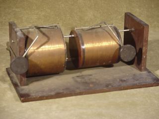 Antique 1912 Clapp Eastham Cambridge Loose Coupler Detector Receiver