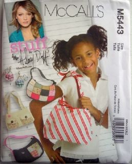  Bags to Make for Girls A Hilary Duff Sewing Pattern M5443
