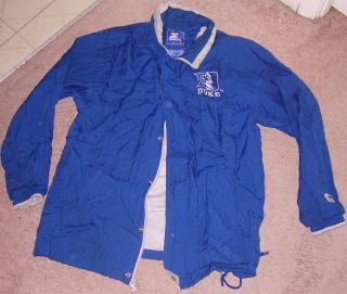 Duke Blue Devils Starter Jacket Coat Medium College