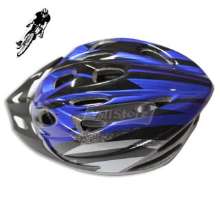 New 2012 Bicycle Helmet Mens PVC EPS Blue & Black Bike Cycling Adult