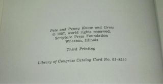  Book Pete and Penny Know and Grow Dorothy G Johnston 1957