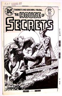 DC House of Secrets Horror Cover by Luis Dominguez 1976