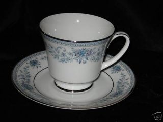  Noritake Blue Hill 2482 Cup and Saucer 68E