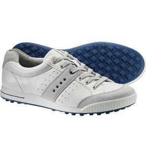 Ecco Mens Golf Street Premier Golf Shoes Concrete White Select Size