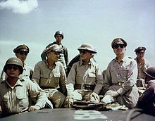  Leyte, October 1944 Left to right Lieutenant General George Kenney