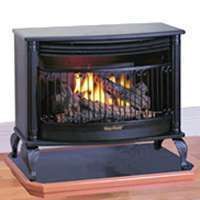 25K BTU GAS STOVE DUAL FUEL GAS FIREPLACE HEATER PROPANE OR NATURAL