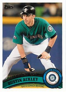 2011 Topps Update US254 Dustin Ackley Seattle Mariners