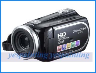LCD 16 MP HD 12x Optical Zoom DV Camera Camcorder