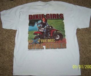 DIXIE T SHIRT DIXIE GIRLS EXTREME GIRL RIDER YOUTH SIZE LARGE 14 16