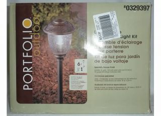 Portfolio Outdoor Low Voltage 6 Light Kit Vines Bronze Finish 0329397