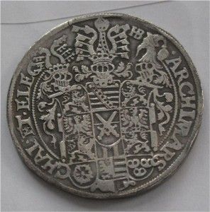 Germany Saxony State Silver Thaler Augustus I 1580 XF