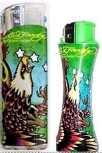 Ed Hardy Lighters Eagle LED Raving and Curve Lighters