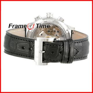 Eberhard Co Traversetolo Chronographe Automatic Black 31051 2STR Watch
