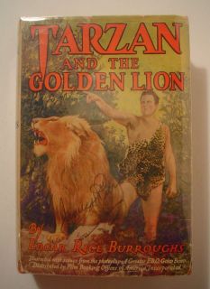 Tarzan the Golden Lion Edgar Rice Burroughs Jim Pierce Signed Movie
