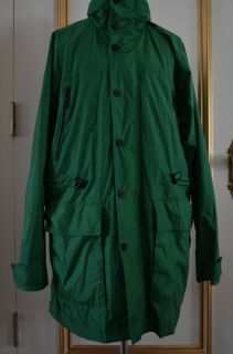 Burberry Mens Dunlow Rain Jacket with Bonus Bag Coat Sz M