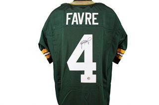 Brett Favre Autographed Green Bay Packers Jersey Favre 3 Favre
