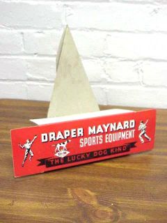 Vintage 1930s Draper Maynard Baseball Mit Store Display