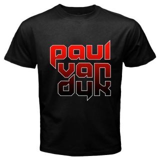 New Paul Van Dyk DJ Logo Black T Shirt s M L XL XXL 3XL