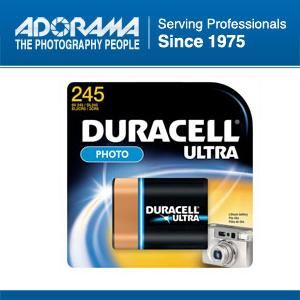 Duracell Ultra 245   6.0 volt Lithium Photo Battery 2CR5 #DL245B