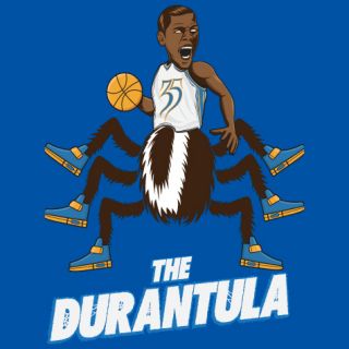 Kevin Durant Durantula T Shirt OKC Super Soft Thunder Tee Oklahoma