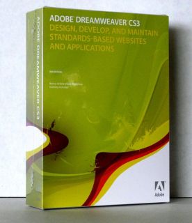 Adobe Dreamweaver CS3 CS 3 Mac New Retail Box 38040348