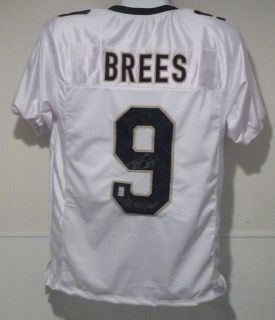 Drew Brees Autographed Signed New Orleans Saints White Jersey w SB