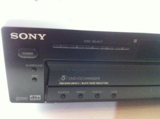 Sony DVP NC600 5 Disc Carousal DVD VCD CD Changer Player Black